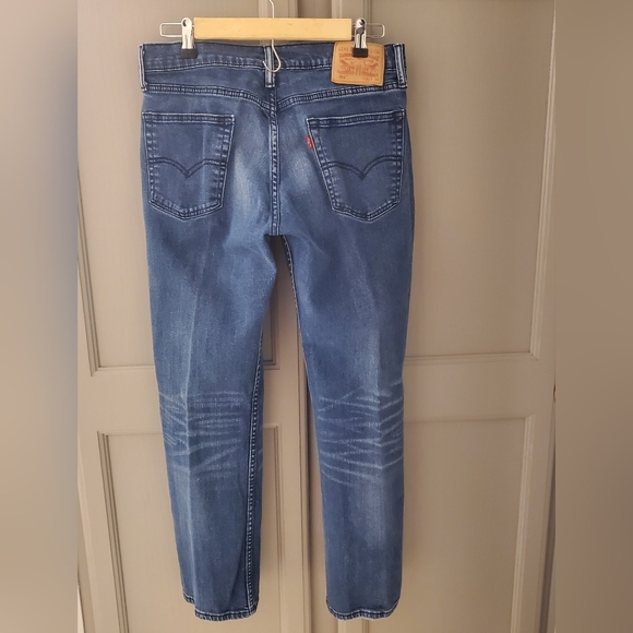 Levi's Jeans Mens 31x30 Blue 514 Straight Denim - Picture 3 of 14